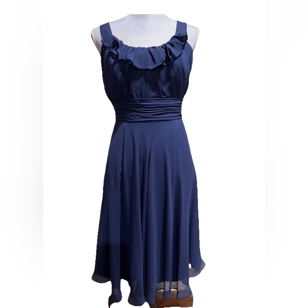 David's Bridal Navy Gown    Perfect condition. Size 10